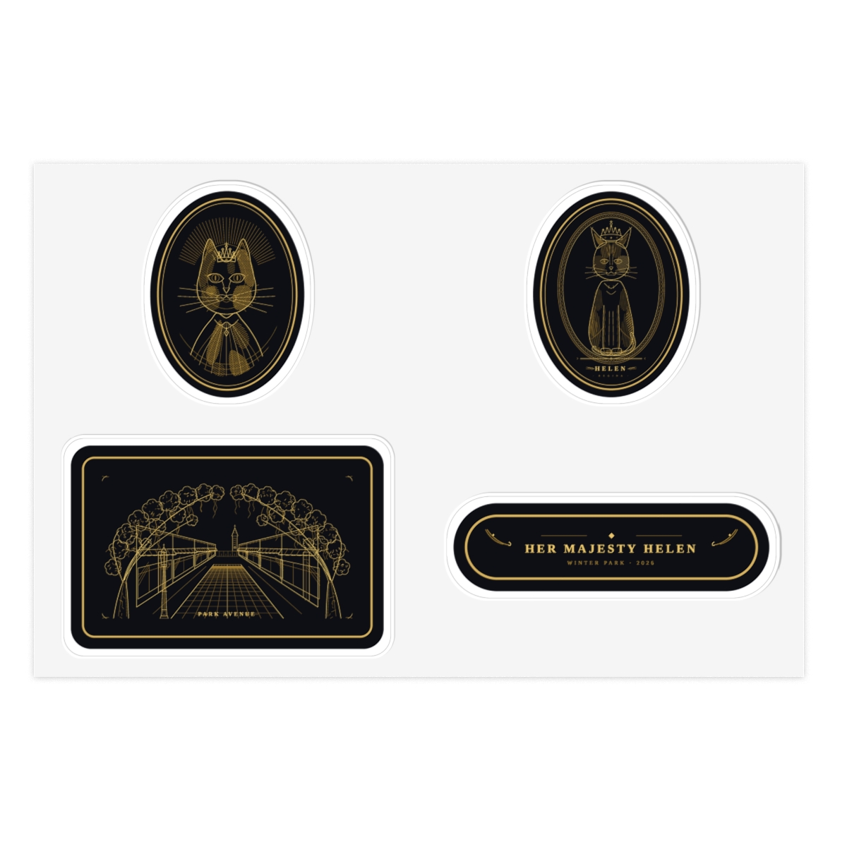 Royal Seal Sticker Sheet — Helen Cam royal collection