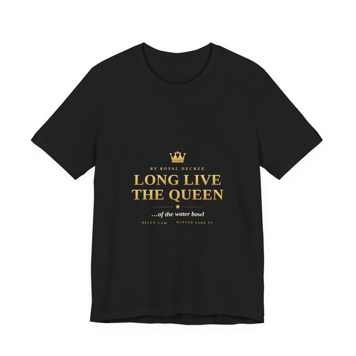 Long Live the Queen Tee — Helen Cam royal collection