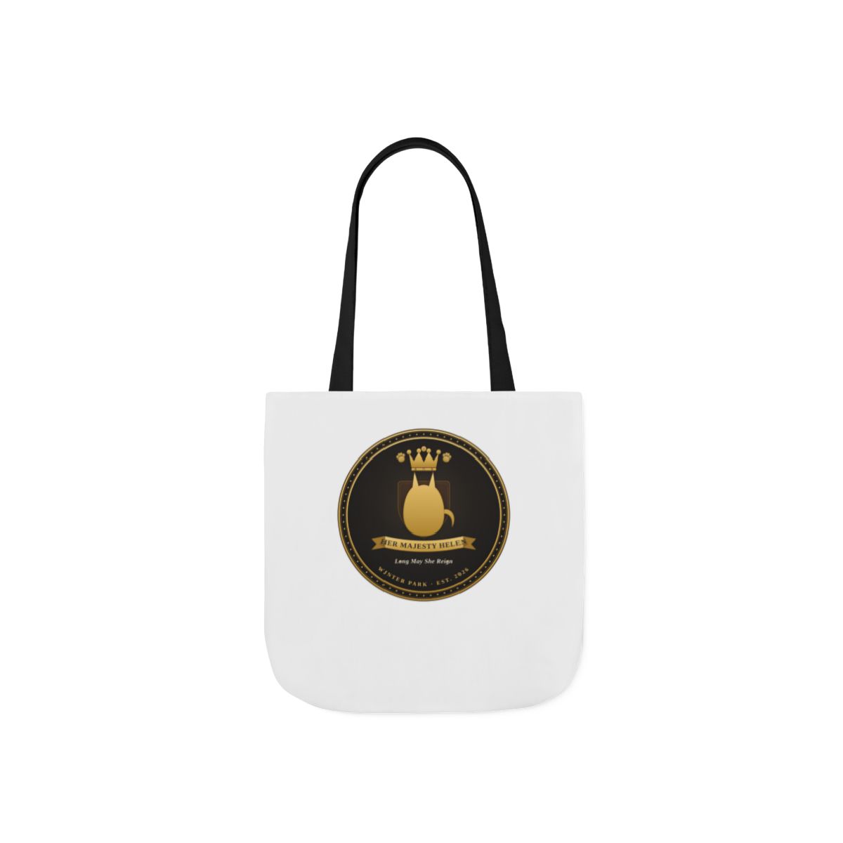 Royal Crest Canvas Tote — Helen Cam royal collection